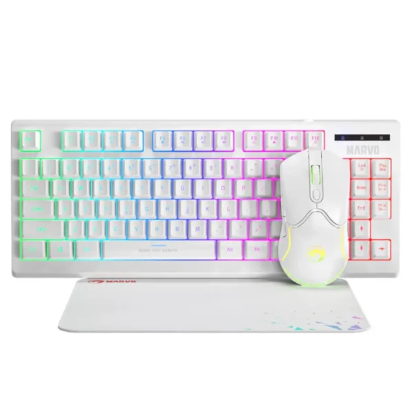 1200x1200_01 Combo Marvo Cm310 Teclado In + Mouse + Pad Wh Ing