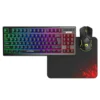 Combo Marvo Cm310 Teclado Sp Mouse + Pad Bk Bk